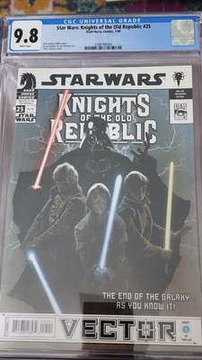 Star Wars Knights of the Old Republic 25 CGC 9.8 WH 2008 1st Celeste Morne