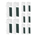 10 Sets Rollohaken Vorhänge Halter Vorhanghalterung Vorhangstangenhalter