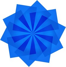 10 Pieces Transparent Blue Correction Lighting Gel Filter - Light