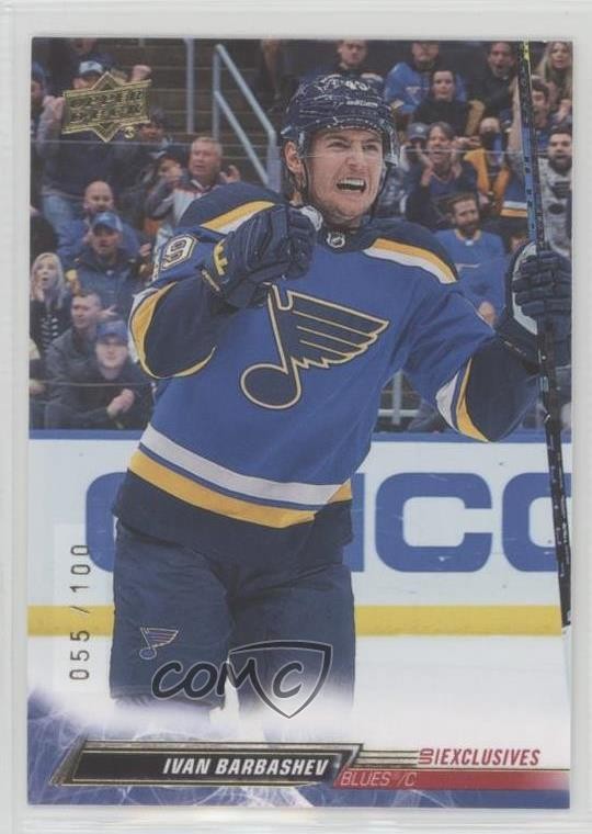 2022-23 Upper Deck Series 1 UD Exclusives 55/100 Ivan Barbashev #155 0s6k