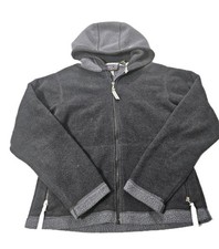 Vintage Patagonia Synchilla Gray Fleece Jacket Women's Size Medium Zip Pockets