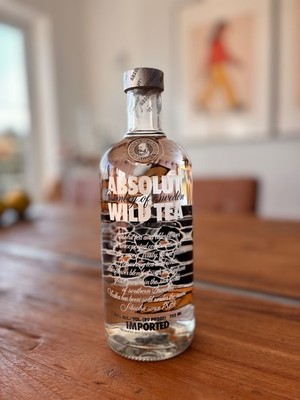 Absolut Vodka Absolut Flavor WILD TEA 0,75 Liter 40 % Vol. - alte Version