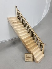 Half Scale 1/24  STAIRS #2 Right fits 5 ceili...