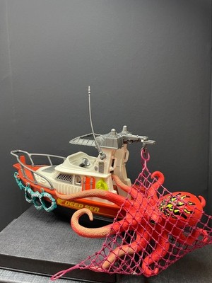 Chap Mei Deep Sea Boat with Net and Octopus, G.I. Joe Compatible Rare
