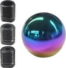 Round Ball Gear Shift Knob Aluminum Alloy Gear Shift Stick He Color Colorful