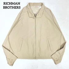 Vintage Richman Brothers Swing Top XL Beige Cotton Blend Jacket