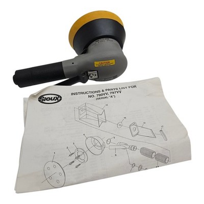 Sioux Tools Air Random Orbital Sander 758 5in Pneumatic NOS Industrial