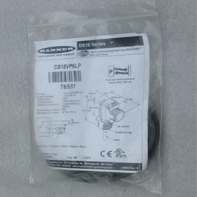 1pcs New BANNER DS18VP6LP photoelectric sensor Quality assurance