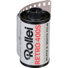 Rollei Retro 400S Black and White Negative Film 35mm Roll Film, 36 Exposures 
