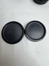 Genuine Contax Yashica C/Y Bayonet Mount Camera Body Cap lens cap set