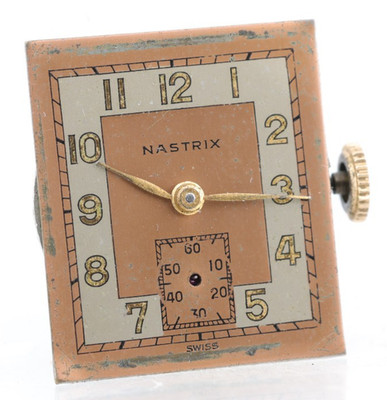 NASTRIX ORATOR SWISS 17j WRIST WATCH MOVEMENT 19.61mm, GOOD BALANCE (A15)