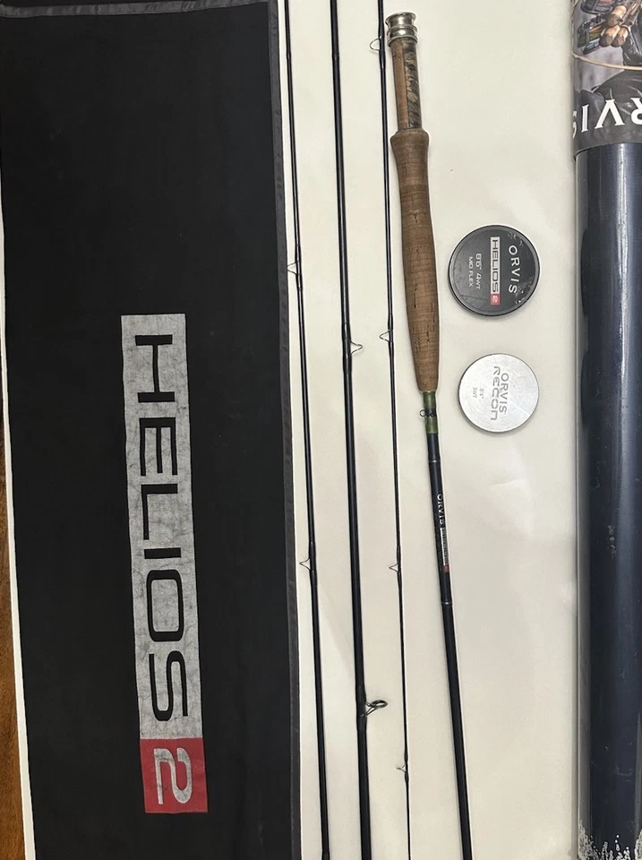 Orvis Helios 2 Trout Unlimited 8’6” 4wt Fly Rod - Nueva Punta Orvis, Excelente Estado Foto 2 de 4