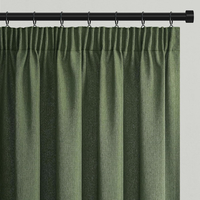 Topfinel VorhäNge Mit KräUselband Gardinen Leinenoptik 245X140Cm (Hxb) 2PCS