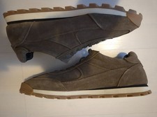 MASSIMO DUTTI SCARPE DA GINNASTICA UOMO IN PELLE, NUOVE CON SCATOLA, TAGLIA UK 9, EU 43, US 10