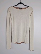 Roberto Collina Metallic Lightweight Pullover Sweater Size Small S
