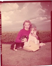 Janet Leigh Angels in the Outfield 1951 Photo Shoot Original 4x5 Transparency