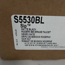 Moen S5530 Black Sip 1.5 Gpm Single Hole Cold Water Dispenser