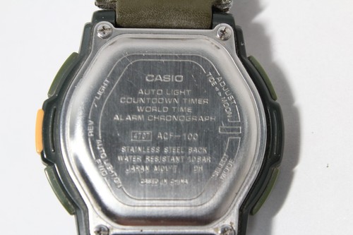 Casio AQF-100 Analog Digital Vintage Uhr Tide Graph - Bild 6 von 12