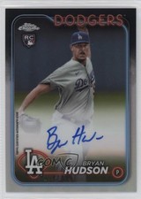 2024 Topps Chrome Rookie Auto Refractor 158/499 Bryan Hudson #RA-BHU Auto q3o