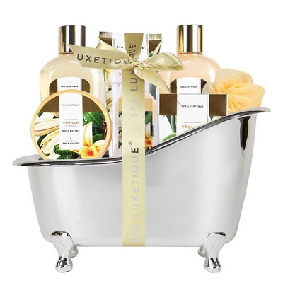 Spa Luxetique Spa Geschenksets, Valentinstagsgeschenke für Sie, 8tlg Vanille Badesets