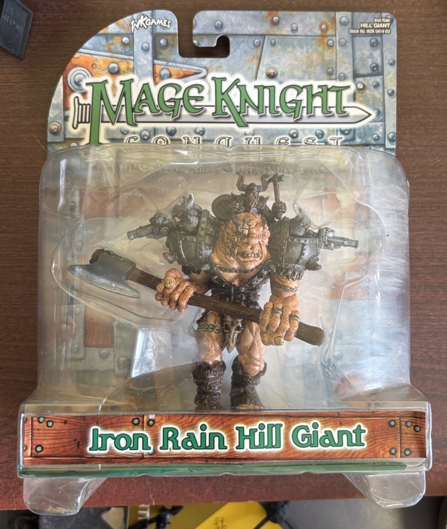 Mage Knight Conquest Iron Rain Hill Giant Figure WizKids Miniature NEW SEALED MK