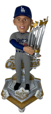 Roki Sasaki LA Dodgers 2025 Celebration World Series Champions 8'' Bobblehead