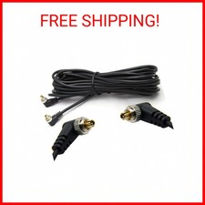 5M 16ft Male to Male M-M Flash PC Sync Cable Cord with Screw Lock