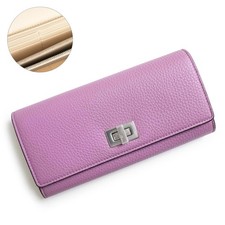 FENDI 8M0427 Peekaboo Continental Calfskin, Agapant Camelia Wallet