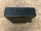 Vintage 1970’s Hard Shell Briefcase 17x12x4 Black Plastic W/Silver Hardware — photo 6
