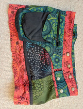 Goa hippie Boho-Rock kurz Baumwolle geometris...