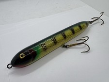 Esca da risveglio 9" Musky Mania Doc persico naturale acqua superiore passeggiata il cane esca muschiata