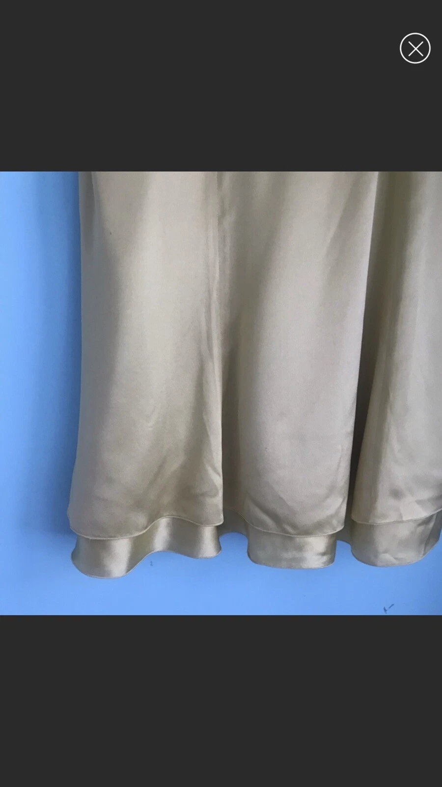 Abito smanicato Valentino Impero seta vintage midi scollo a V 8 designer Italia raro