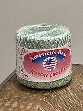 America's Best Rayon Crochet Embroidery Thread 100y Color 53 Mint Green 6653
