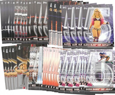 2021 Topps WWE Women's 5th Anniversary Tribute Pick Your Card Fill Your Set 1-10