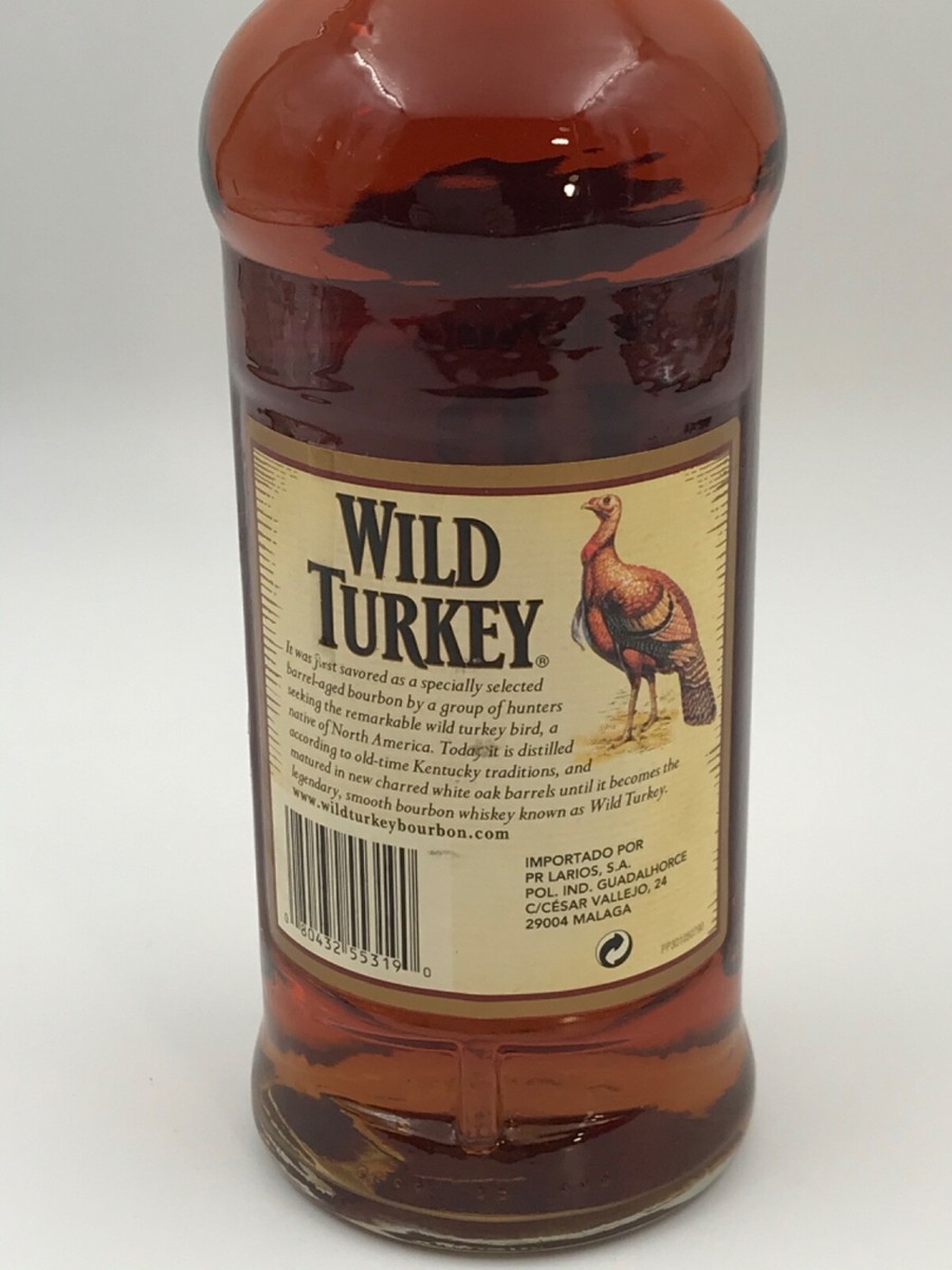 WHISKY WILD TURKEY 8 YEARS OLD KENTUCKY STRAIGHT BOURBON