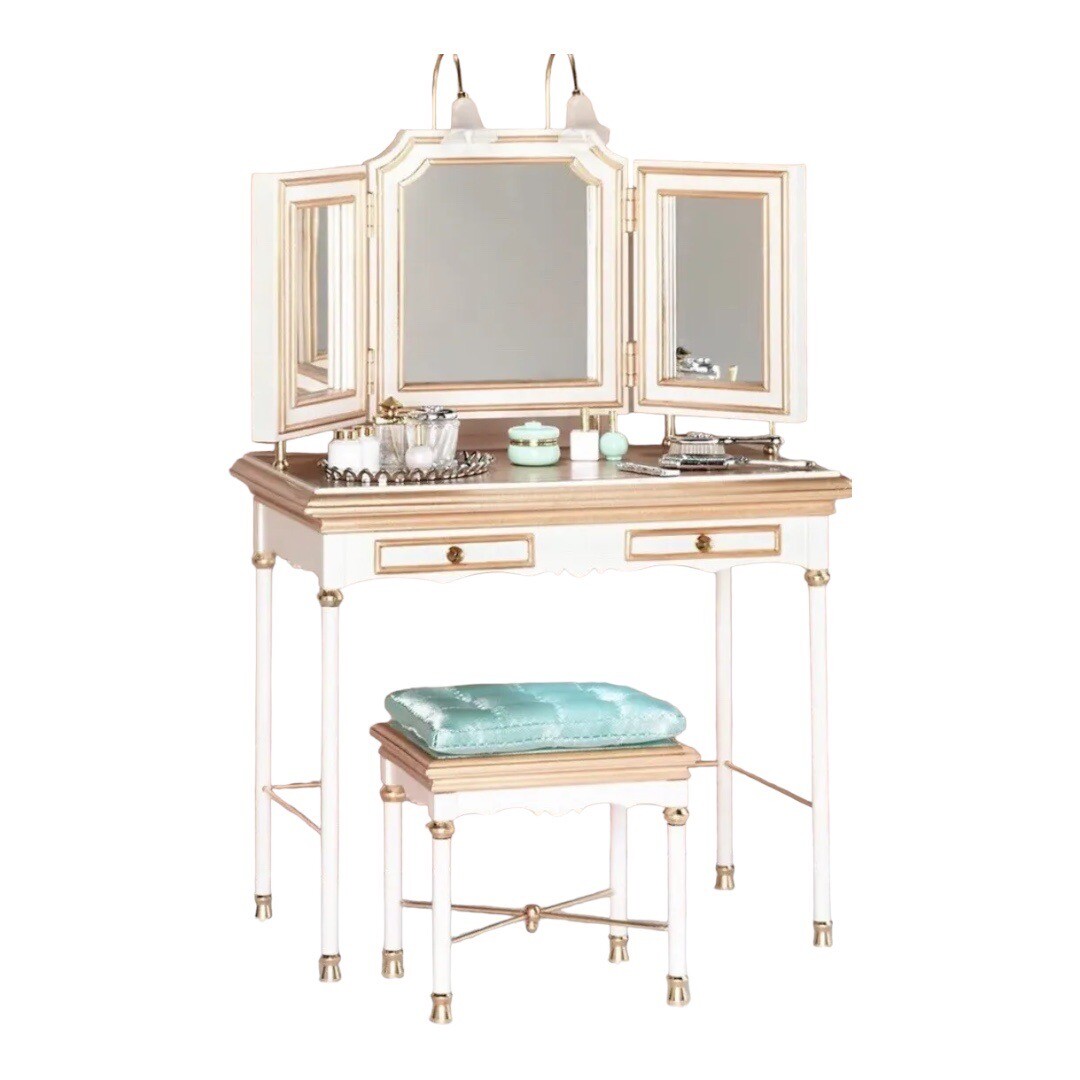 Barbie Fashion Model Collection Silkstone Vanity New in Box Open Gold