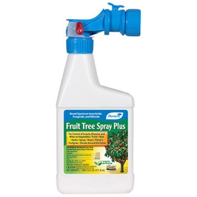 Monterey Organic Fruit Tree Spray Plus, Ready to Spray, 1 Pint