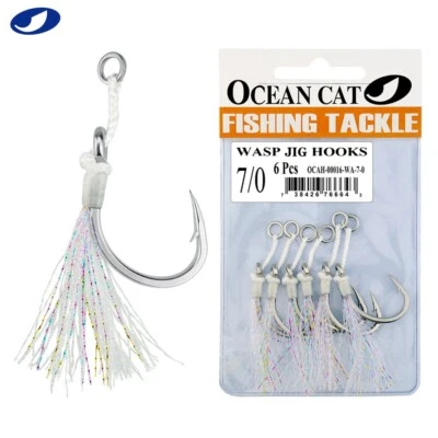 OCEAN CAT WASP Assist Trolling Bait Hooks Salttwater Fishing Lure Hook Tackles