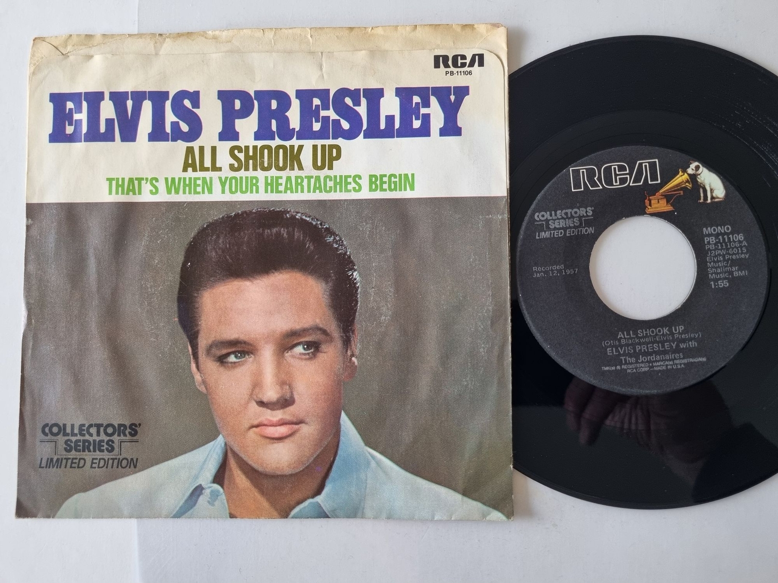 Elvis Presley - All Shook Up 7'' Vinyl US