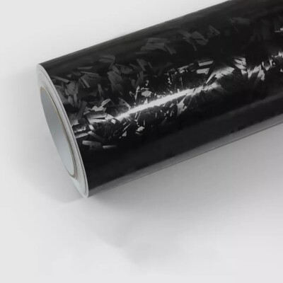 Forged Carbon Black Vinyl Wrap - Auto Aufkleber Decal Folie - Blasenfrei
