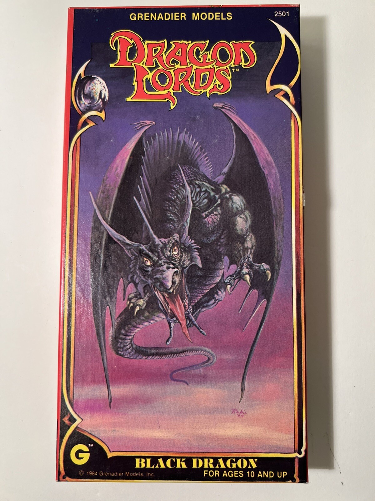 Figurine Grenadier Dragon Lords 2501 Black Dragon 1984 - Objets divers (13315716