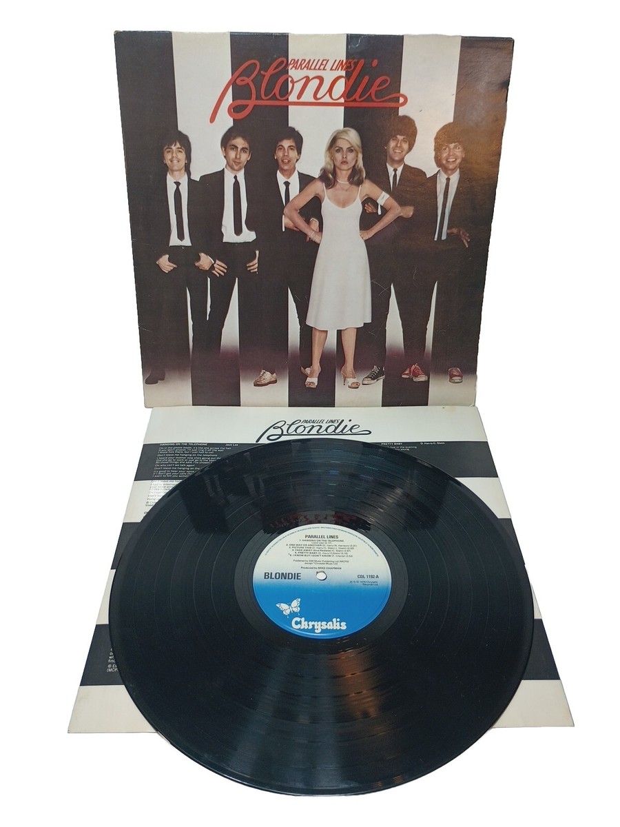 BLONDIE ORIGINAL 1978 “ PARALLEL LINES “ VINYL LP CHRYSALIS