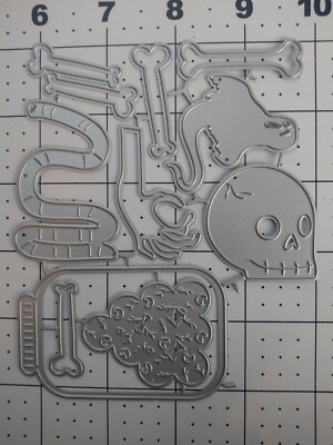 Thin Metal Die Cut Tool Halloween lab science bottle specimen jar eyeball zombie