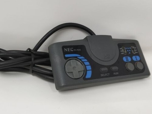 BON] NEC PC Engine Core Grafx White Controller Gamepad PI-PD001 Japon
