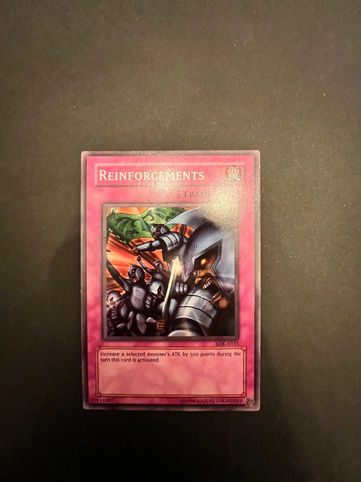 Yu-Gi-Oh ! Renforts SDK-E035 Unlimited Common 2002 presque comme neuf - Photo 1/4