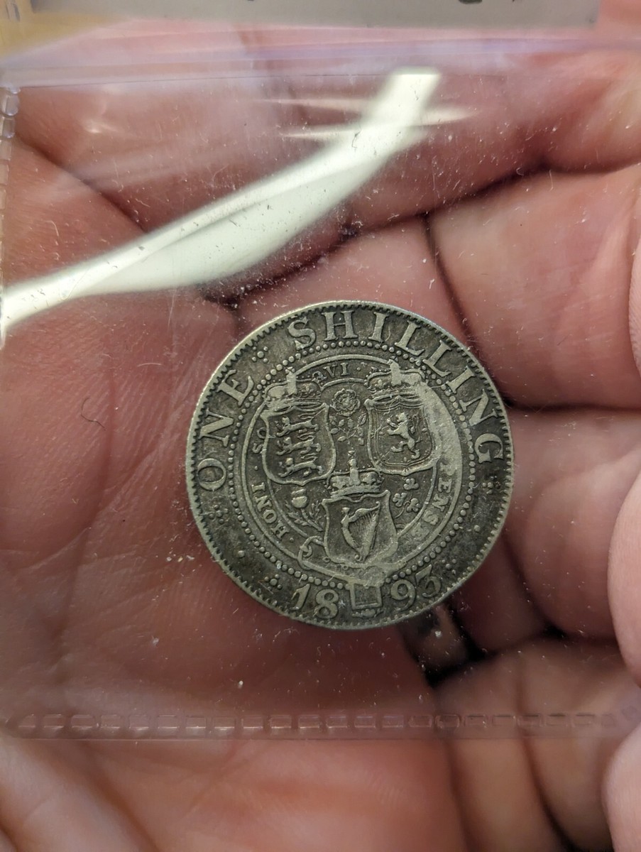 1893 Great Britain 1 Shilling Silver Coin | eBay