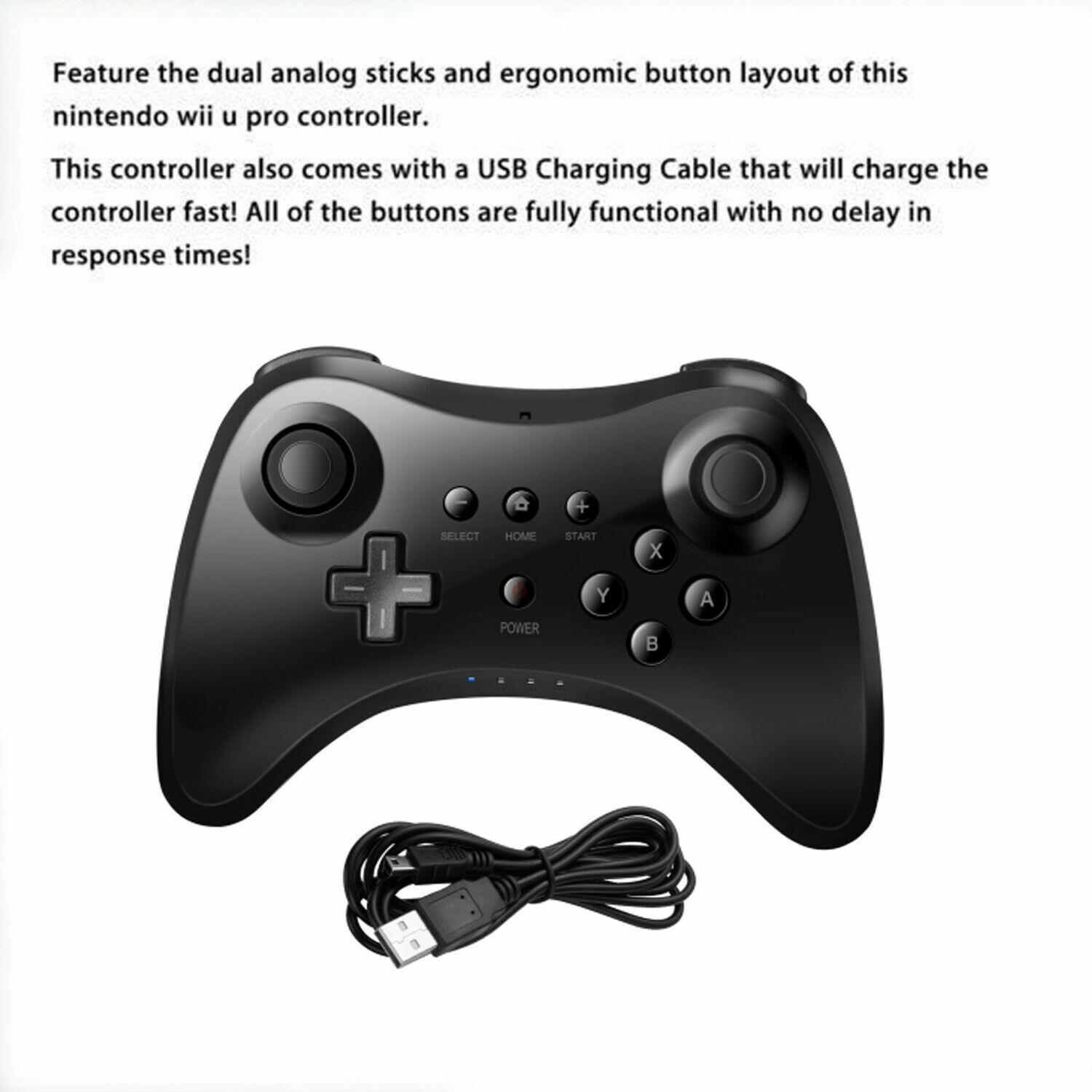 doorgaan Rubriek Subtropisch For Nintendo Wii U Bluetooth Wireless U Pro Game Controller Gamepad Joypad  727536423645 | eBay