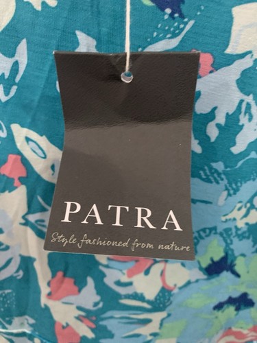 RRP£69 BNWT PATRA Women’s Turquoise A-Line Jersey Dress SzLarge - Picture 7 of 10