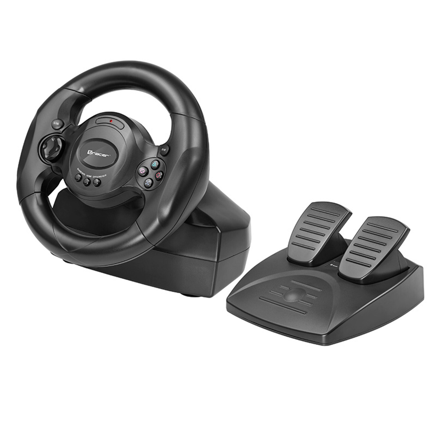 Volant Tracer Rayder multiplateforme compatible PC PS4 Xbox One avec pédalier