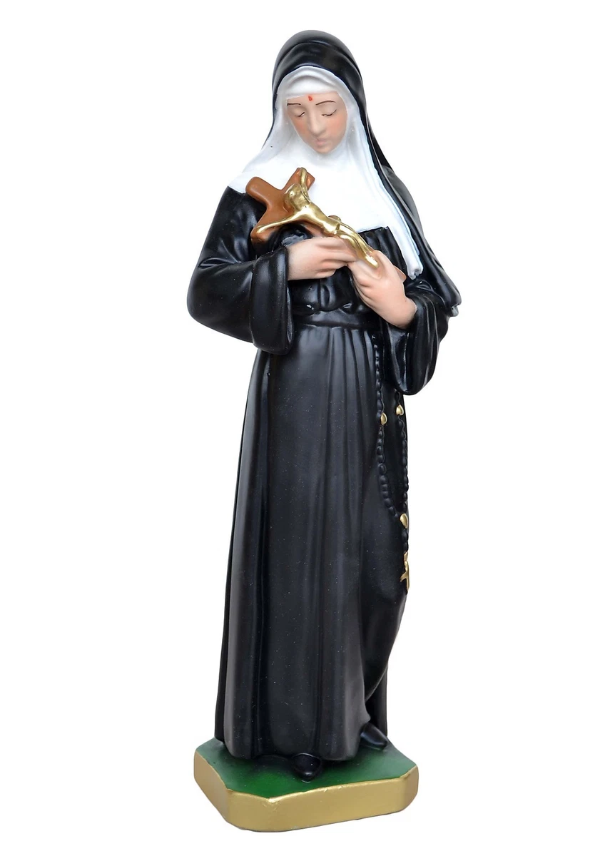 STATUE SAINTE RITA EN BRONZE - 21CM - STATUES - BAS RELIEFS